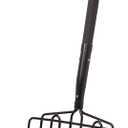 VNIMTI Pitch Fork for Gardening, 10 Tines Wide Pitch Fork with Fiberglass Handle, Heavy Duty Pitch Fork for Bedding, 45 Inches