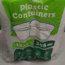 Freshware Food Storage Containers [50 Set] 12 oz Plastic Deli Containers with Lids, Slime, Soup, Meal Prep Containers | BPA Free | Stackable | Leakproof | Microwave/Dishwasher/Freezer Safe