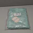 Smiry Rectangle Thanksgiving Tablecloth, 52x70 Inch Fall Waterproof Damask Table Cloth, Autumn Leaves Fabric Jacquard Table Covers for Harvest Parties, and Holiday Dinner, Turquoise