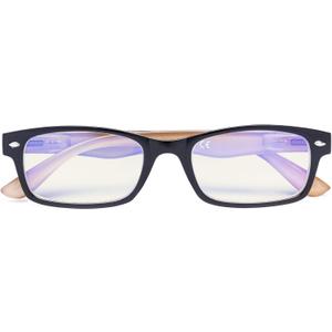 CessBlu Blue Light Filter Eyeglasses,Anti Blue Rays Readers,Computer Reading Glasses for Men Women(Black-Brown) +0.5
