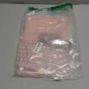 MOSISO Compatible with MacBook Air 13 inch Case M1 Chip 2021-2018 Release A2337 A2179 A1932, Plastic Hard Shell&Keyboard Cover&Screen Film&Storage Bag for MacBook Air 13.3 inch Case, Rose Pink