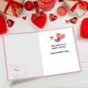 4 x Cats Valentines Day Card, Cute Valentines Day Gifts for Her Women, Romantic Cat Valentine's Gifts Ideas for Wife Girlfriend from Husband Boyfriend