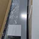 Mirror Full Length, Upgraded Body Wall Mirrors with Shatter-Proof Glass, Floor Standing, Hanging or Leaning, Tall Mirror with Stand Aluminum Alloy Frame for Bedroom (59"L x 16"W, Black)