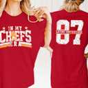 in My Game Day Era Shirts Women Game Day Football Season Number 87 Shirt