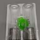 Home EC Premium Stainless Steel Sea Salt and Pepper Grinder Set of 2 - Adjustable Ceramic - Tall Glass Salt and Pepper Shakers - Kitchen Spice Mill W/Funnel & EBook