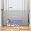 Retractable Baby Gates Extra Wide, PRObebi Retractable Dog Gate for the House Extends to 54" Wide 34" Tall, Gates for Baby Indoor, Stair Gate for Outdoor, Staris, Hallways, Doorways, Deck, Porch