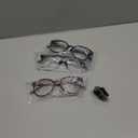 Blue Light Blocking Glasses Round Women Men Computer Glasses Anti Eye Strain/UV/Glare Gaming Glasses +2.5