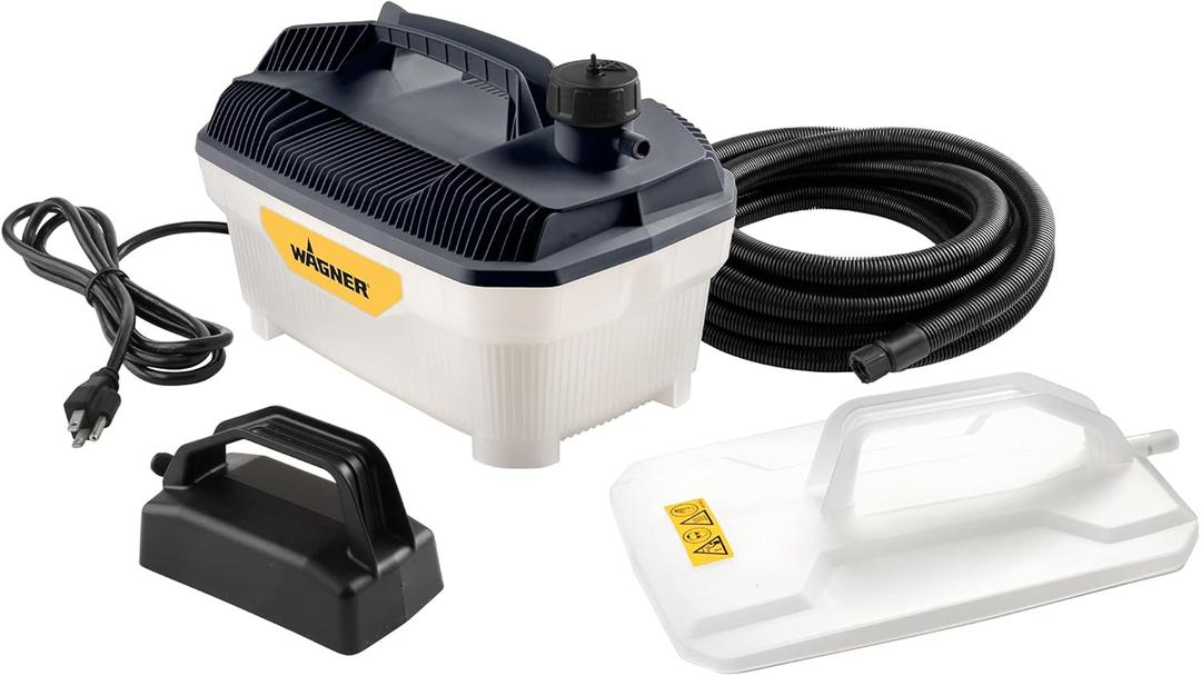 Wagner Spraytech 2439019 725 Wallpaper Steamer, Steam Cleaner for Easy Wallpaper Removal, 2 Steam Plates Included (725 Steamer V1)