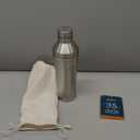 BARE BARREL Insulated Cocktail Shaker Set | Double Wall Stainless Steel | Martini Shaker for Home Bar Bartending | Built-in Drink Measure System & Strainer, Travel Bag, Recipes | Gift Set (Silver), 27oz