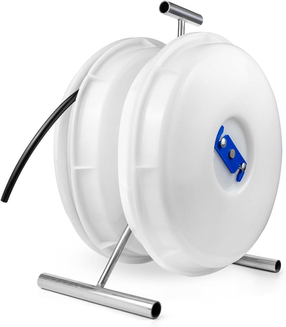415D Wire Dispenser Wheel, 2 Reel Wire Dispenser Kit for 250 foot rolls of Wires, Cable dispenser wheel for Electricians & Contractor, Durable, Light Weight