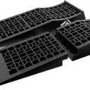ROBLOCK Removable Low Profile Car Ramps for Jack Support and High Lift, Heavy Duty Car Ramps for Low Cars, Detachable Vehicle Ramps for Garage,15.35''-27.83'' L, 2Packs