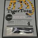 DOK TigerToes Premium Non-Slip Dog Socks for Hardwood Floors - Extra-Thick Grip that Works Even When Twisted - Prevents Licking, Slipping, and Great for Dog Paw Protection - Size Small