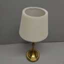 Cordless Table Lamp Portable, 3 Light Colors & Brightness Adjustable , 5400mAh Battery Operated Rechargeable, Wireless Lamp for Kitchen Counter Bedroom Living Room, LED Vintage Lamp (Gold Brass) (1 Pack)