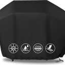QuliMetal 63 Inch Grill Cover for Weber Genesis 300 Series and New 2022 Genesis 300 Grill, Heavy Duty Waterproof Fade Resistant Outdoor BBQ Grill Cover with Elastic Drawstrings, Compared to Weber 7757