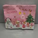 Pink Advent Calendar Christmas Ducks 2025 Kids, 24pcs Rubber Duck Vacation Advent Calendar 24 Days Christmas Countdown Toys Fun Duckies Bath Toys for Baby Shower Xmas Gifts Party Favors Girls Toddlers