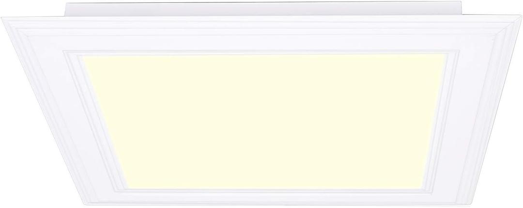 (OD 9.84" / ID 8.66") 15W Square LED Recessed Ceiling Light LED Downlight 130 Watt Equivalent 1400 Lumens 4000K White with Open Trim,1Pack