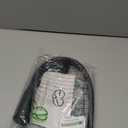 EZ SPARES Flexible Vacuum Crevice Attachment,Crevice Tool,25-inch Crevice Brush Tool Kit for Most 1-1/4" and 1-3/8"(32mm-35mm)Vacuum Hoses,Reach Deep Into Hidden Spaces(with An Adapter and Mini Brush)