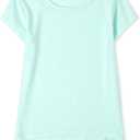 The Children's Place girls Short Sleeve High Low Top