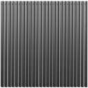 Deck Balusters, 26 Inch, Straight Flat Baluster, Black, Metal Deck Stairs Railing, 50 Pack Hollow Rectangle Deck Balusters for Deck Railing