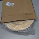 Cheardia 12 Pack Plastic Gold Charger Plates, 13 Inch Round Decorative Serving Dinner Charger Plate Bulk for Wedding, Catering, Parties, Restaurant, Home