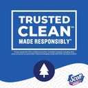 Scott 1000 Trusted Clean Toilet Paper, 32 Rolls, Septic-Safe, 1-Ply Toilet Tissue