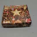 Christmas Tree Topper Star Warm White Light Christmas Tree Decor for Christmas Holiday Home Fit for General Size Xmas Tree, 8.7 Inch