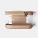 Cosmetic Bag Set Beige, 9.5x7.5
