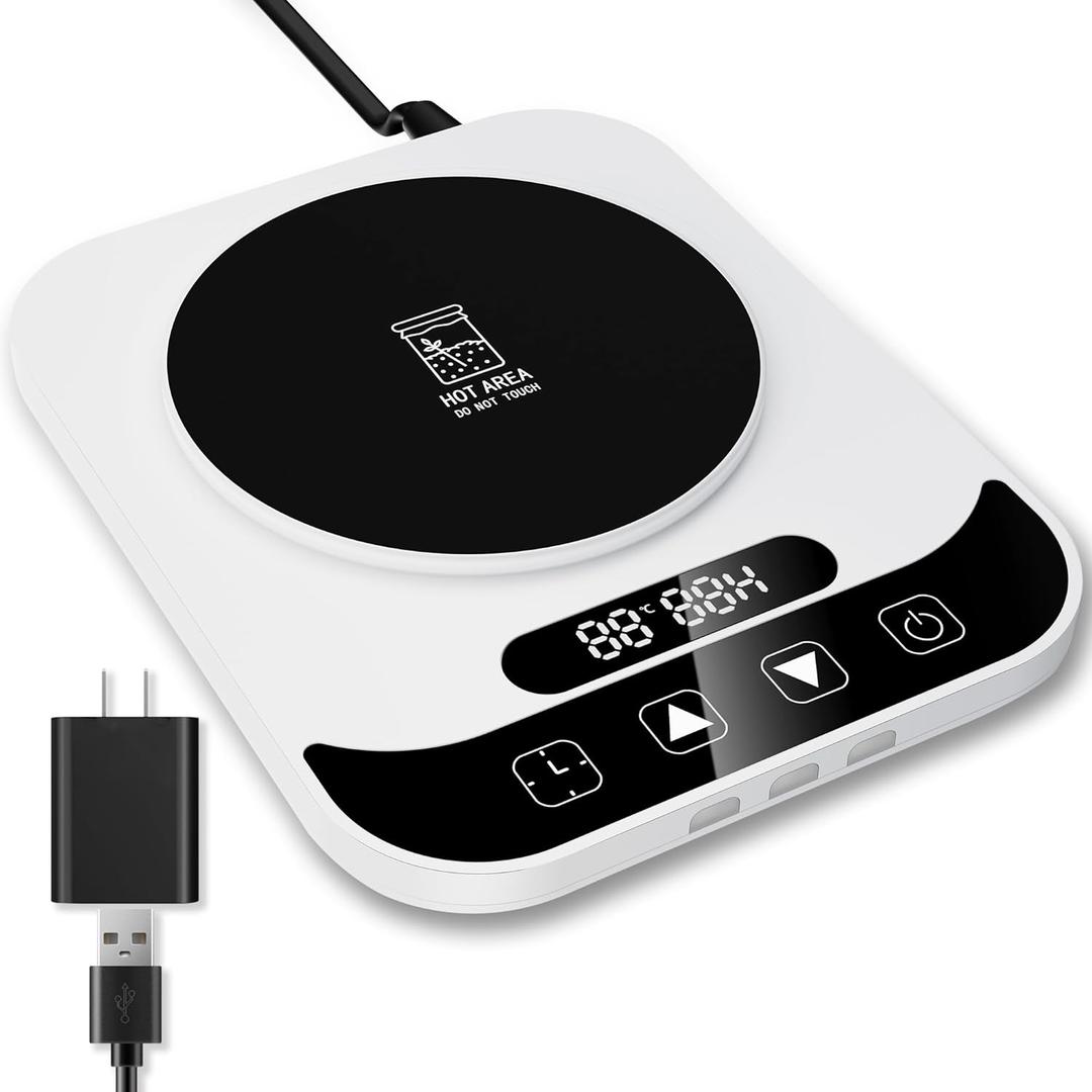 Sourdough Starter Warmer, Upgraded Sourdough Warmer 2.0, Graphene Heating, Precise 1F Stepless Control (70-100F), C/F Display, Auto On/Off (0-12H), Dough Warmer with USB Plug for Home Baking