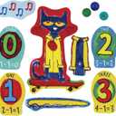 Little Folk Visuals Pete the Cat and His Four Groovy Buttons Precut Felt Pieces, 14 Pieces Set