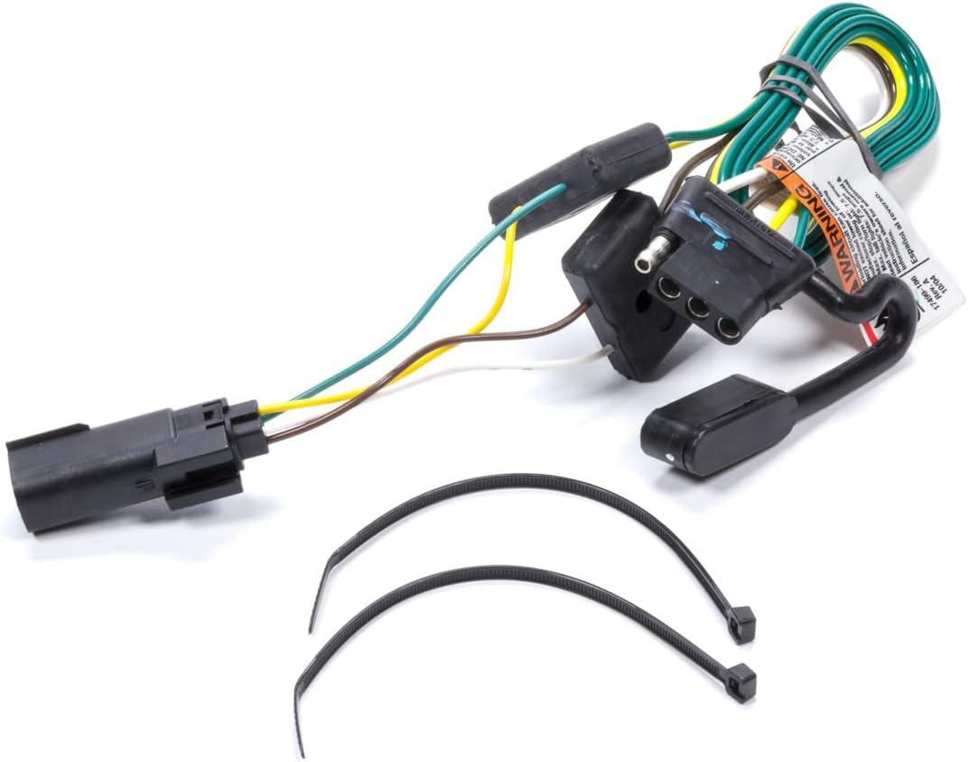 Tekonsha 118251 Tow Harness, 4-Way Flat, Compatable with 2008-2012 Ford Escape, 2008-2011 Mazda Tribute, 2008-2011 Mercury Mariner, Green