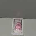 Roemary Mirror Stand Case for iPhone 17 Pro Max,for iPhone 17 Pro Max Case with Pink Cartoon,Stand Folding Bracket Kickstand Phone Cover with Camera Protector