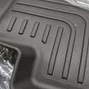 Hutisya-Floor Mats & Cargo Liner Set Fit for 2017-2022 Honda CR-V (Deck in Upper Position)(Not for Hybrid) All Weather Protection Anti-Slip & Durable TPE Full Set Liners Automotive Accessories-Black
