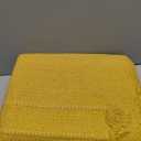 Jaipur art & Rugs Organic Cotton Yoga Mat - Eco-Friendly Hand-Woven Rug - Non Slip & Thick (24”x72”x5mm) for Everyday Fitness at Home - Comfortable Extra-Long (Yellow)