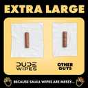 DUDE Wipes - Flushable Wipes - 6 Pack, 288 Count - Shea BUTTer Smooth - Extra-Large - Vitamin-E & Aloe - Septic and Sewer Safe
