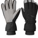 Winter Ski Gloves for Men & Women - Waterproof Thermal Windproof with Touchscreen,Non-Slip Grip for Outdoor Skiing Hiking Snowboard Pack Of 2