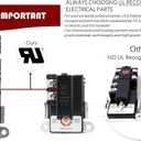 EWH-02 Electric Water Heater Tune-Up Kit, Water Heater Parts - Two 4500W 240V Heater Elements, Universal Upper Water Heater Thermostat, Lower Thermostat and Protective Covers. Fits Most brands