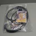 YANTAISIYU 1 Pc 15 Inches Hanging Wig Stand Portable Wig Hanger Collapsible Wig Holder Wigs Display Drying Stand (Black)