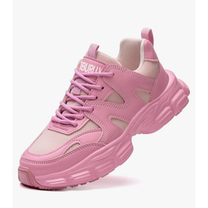 Hogent Steel Toe Shoes for Women Men Wide Non Slip Composite Work Sneakers Indestructible Comfortable Safety Tennis Shoes Lightweight Breathable Construction Sneakers Puncture Proof Ergonomic Design Size 38 EU