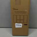 Criusia 6 Pcs Large Size Clear Drawer Organizer Set, Acrylic Non Slip Non Cracking Kitchen Drawer Storage Tray Divider, Multifunctional Storage for Cosmetics, Bathroom, Tools, Kitchen and Office