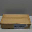 bukfen Over the Door Pantry Organizer, 6-Tier Adjustable Wooden Basket Kitchen Pantry Door Organization and Storage, Heavy-Duty Metal Hanging Kitchen Spice Rack,D6.3 x W17.71 x H50.60 inch,1 Pack (Black pole wood color)