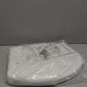 LUXE TS1008E Elongated Comfort Fit Toilet Seat with Slow Close, Quick Release Hinges, and Non-Slip Bumpers (White)