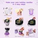 RU HANDMADE DIY Candle Making Kit for Adults Soy Wax Candle Kit for Beginners, Make 7 Full-Size Candles with 7 Gift Boxes, 1120g Wax, 710ml Fragrance Oils, 4 Glass 7oz Jars & 3 Tins