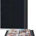 Popotop Photo Album 4x6 200 Pockets for Wedding Gifts,Linen Hardcover Picture Albums for Family Anniversary Baby Vacation Pictures