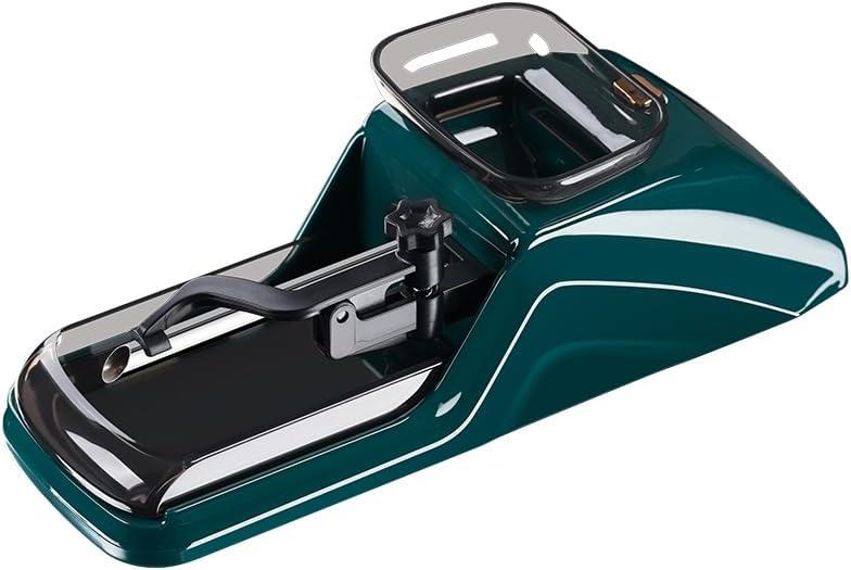 Electric Cigarette Rolling Machine Automatic Roller Maker Portable Household Auto Electric Cigarette Injector Machine for Regular Size Filtered Cigarettes 8mm 0.31" Diameter Tube (Green)
