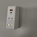 4 in 1 Retractable Wall Charger with Dual Cables,40W Retractable Phone Charger Wall Plug with Dual USB Ports,20W USB C Chargers Block Fast Charging for iPhone 17 16 15 14 13,LG, Galaxy S24 23,Pixel (White)