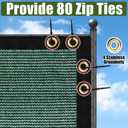 Green 6FT X 50FT Outdoor Privacy Screen Fence & Mesh Shade Net Cover, Ideal for Garden and Backyard - Enhances Privacy for Fencing & Chain Link, Perfect for Patio Privacy Wall, SlatsFreestanding