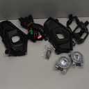 LED Front Bumper Fog Lights Compatible with 2019-2025 5th Gen Toyota RAV4, Replacement w/Wiring & Switch