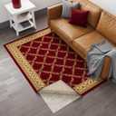 Ottomanson Non Slip Rug Pad Grip 3x9 1/8 Thick, Protection for Any Flooring Surface, Keep Your Runner Rug and Area Rugs in Place, 2'7" x 9', Beige