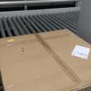 Modern Wooden LED Chandelier, 24" Dimmable Farmhouse Walnut Color Round Dining Room Light Fixtures, 2 Ring Wood Hanging Pendant Light for Kitchen Island Over Table Bedroom Office Living Room