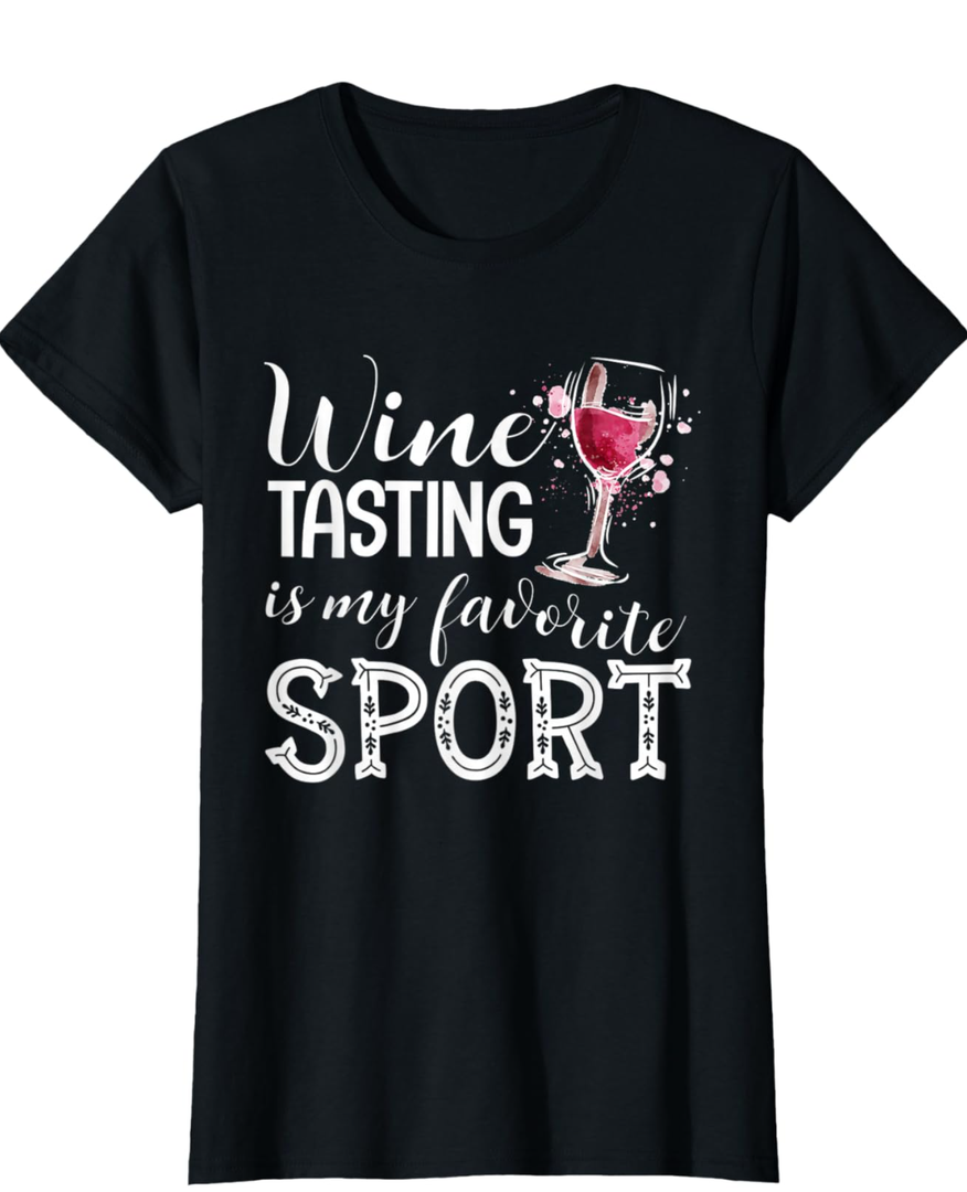 Tasting is My Favorite Sport T-Shirt, Medium